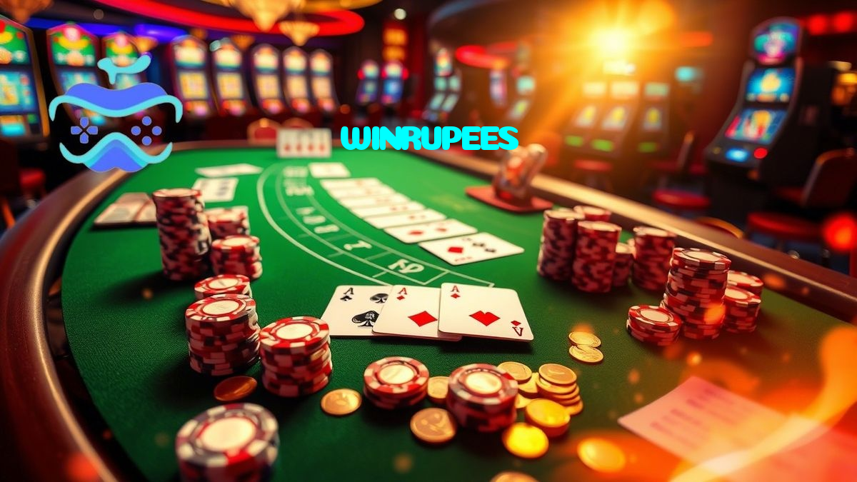 WINRUPEES casino presented on mobile device in Pakistan with slots and live games
